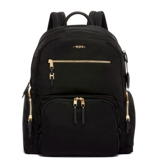 Tumi voyager Carson backpack - gold hardware - Picture 2 of 15